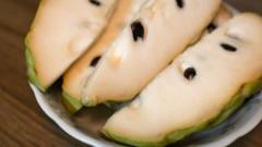Source-feed image associated with China's import of custard apples is sparking fears in Taiwan