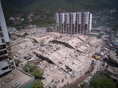 Source-feed image associated with Crucial window for rescuing survivors narrows as Venezuela enters third day after deadly twin quakes