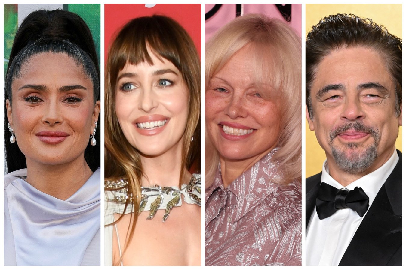 Source-feed image associated with Salma Hayek, Dakota Johnson, Pamela Anderson and Benicio Del Toro Among Kering Foundation’s Caring for Women Dinner Co-Hosts