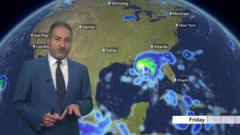 Image from linked report: Hurricane Isaias strengthens as it heads towards land